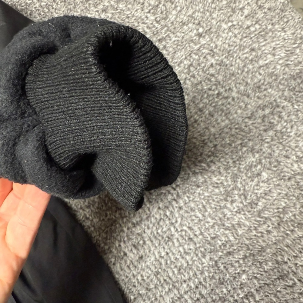 VTG‎ Old Navy Mens Hooded Winter Jacket Coat Size L Gray Fleece Lined Full Zip - Picture 7 of 9
